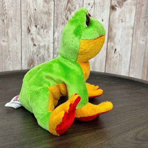 Ganz Webkinz Lil' Kinz Tree Frog Plush Stuffed Toy Animal Multicolor Small - Picture 3 of 12